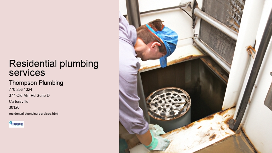 Residential plumbing services